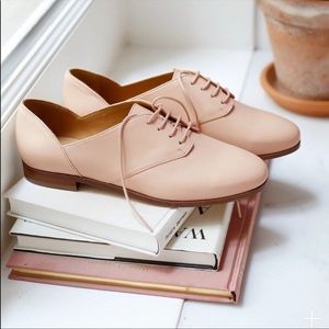 Sezane Morgan Derbies Nude Pink Size 8/39